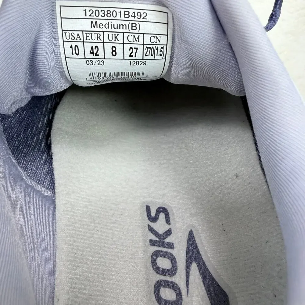 Brooks Ghost 15 Womens Running Shoes Spa Blue Neo Pink Size 10 Athletic Shoe